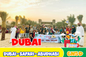 TOUR DU LỊCH DUBAI – SAFARI – ABUDHABI 6 NGÀY 5 ĐÊM  BAY EMIRATES 5 SAO