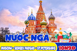 Tour du lịch Nga – MOSCOW – SERGEV PADSAD – ST.PETERBURG
