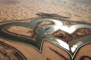Hồ nhân tạo giữa sa mạc – điểm đến xanh của Dubai
