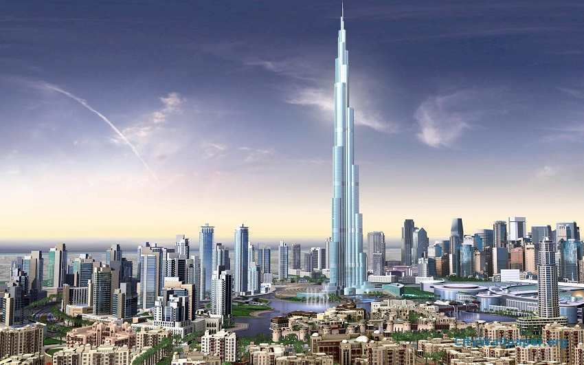 Tòa tháp cao nhất thế giới Burj Khalifa