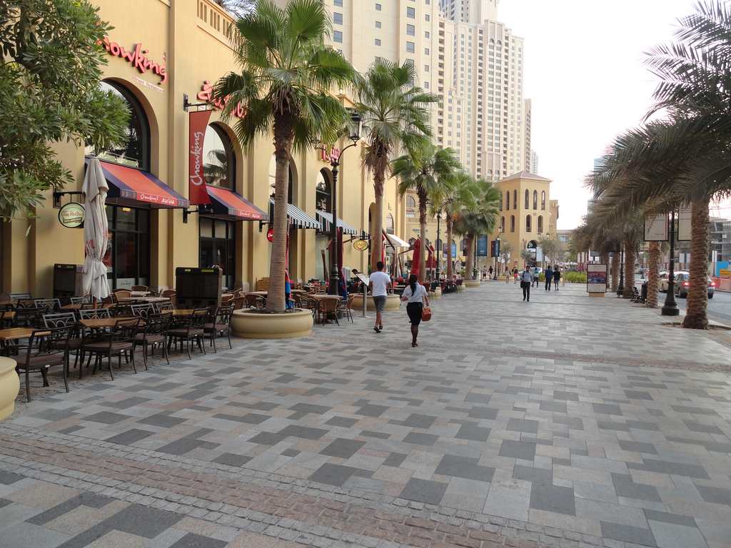 Khu phố đi bộ Marina Walking dubai