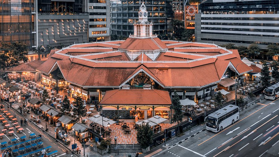 du lịch Singapore Malaysia - Lau Pa Sat​