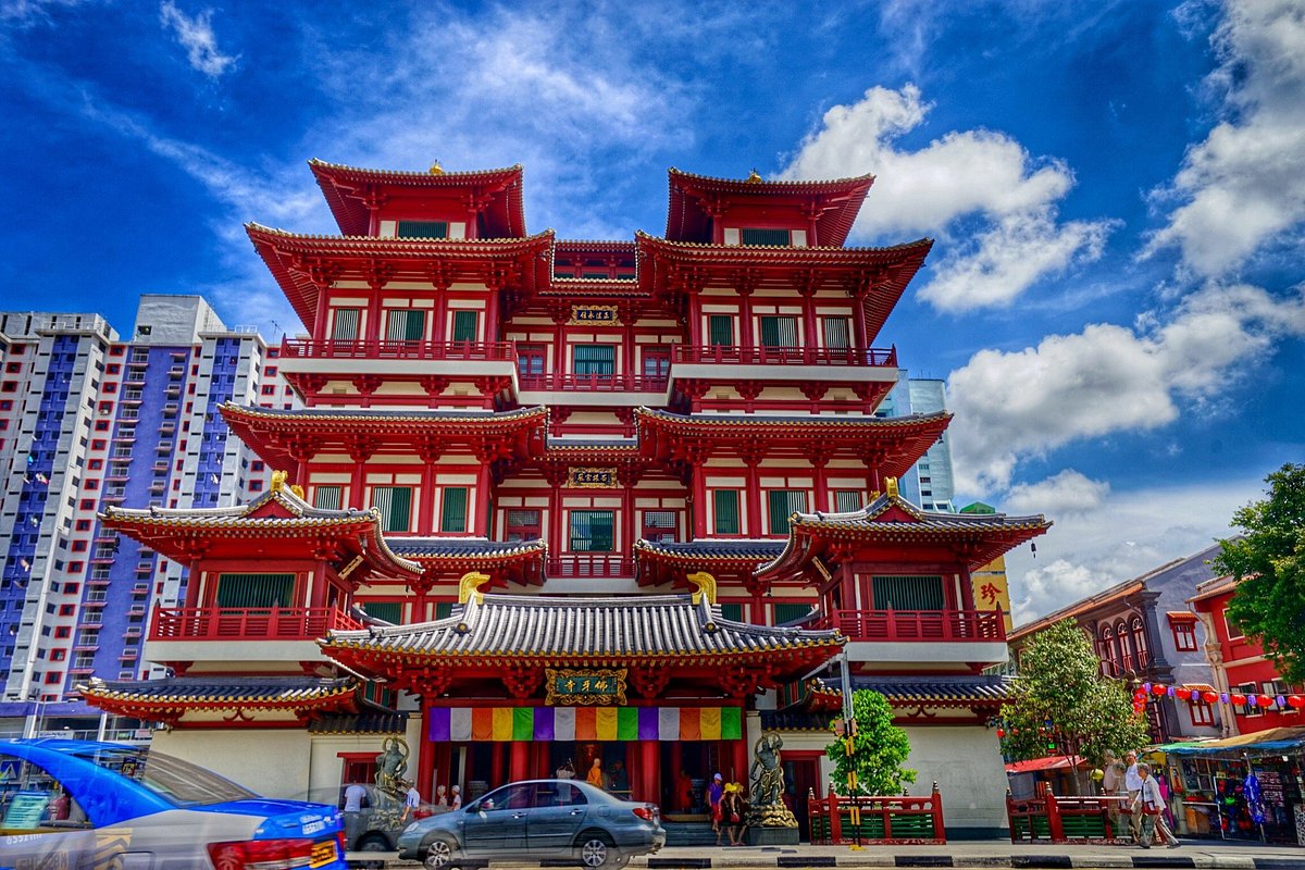 du lịch Singapore Malaysia - Đền Buddha Tooth Relic 
