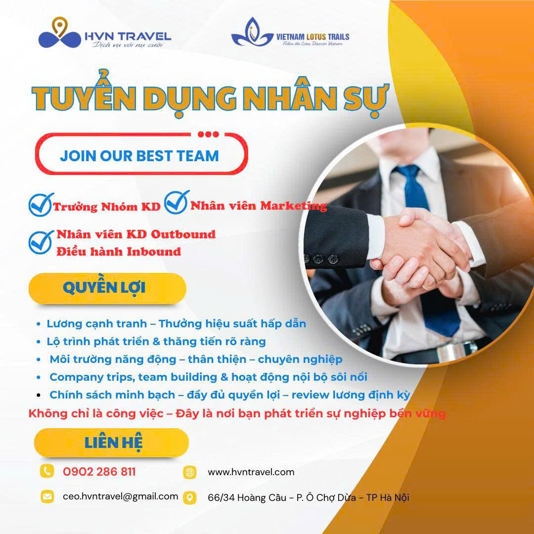 HVN TUYỂN DỤNG&nbsp;