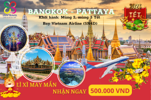 BANGKOK – PATTAYA (5N-4D) – VIETNAM AIRLINES