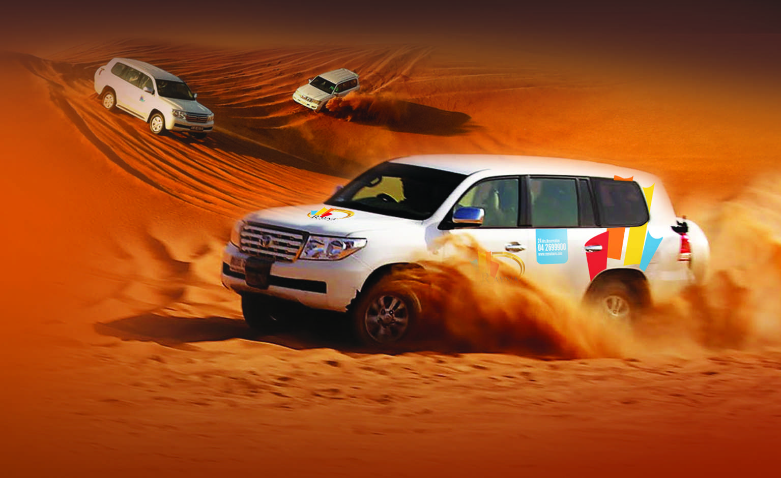 đua xe tốc độ trên các cồn cát vàng của Safari