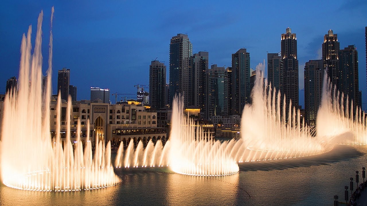 Image result for Đài phun nước Dubai